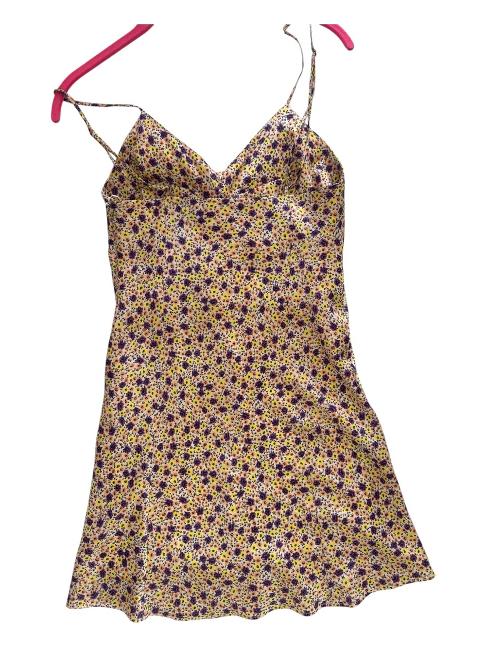 Zara Ditsy Floral‎ Ruched Front Cami Mini Dress